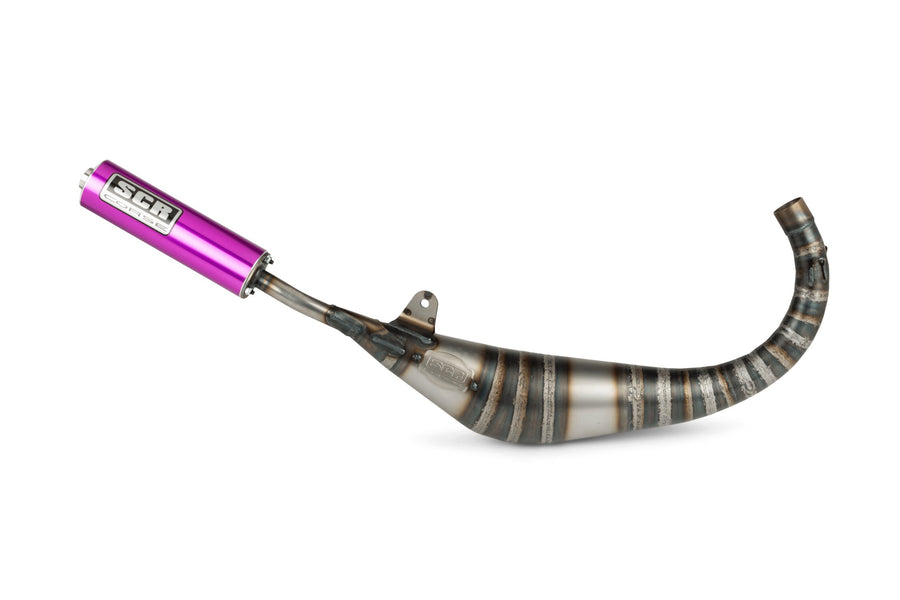 Fantic XE 50 2T - Auspuff Racing Line 80-90 lila