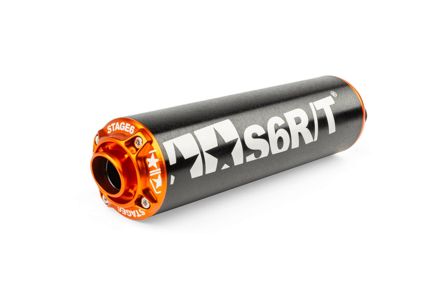 Aprilia RX 50 2T D50B1 [2006–] - Auspuff R/T Hoch Schwarzorange