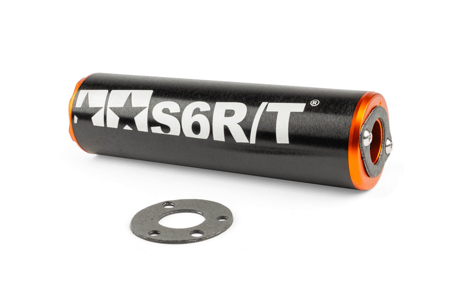 Rieju MRT Pro SM 50 2T - Auspuff R/T 90-100 Schwarz/Orange