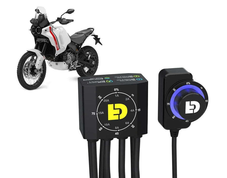 ducati desertx rally [DENALI] – Dialdim belysningskontroll
