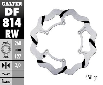 Beta RR 300 Steve Holcombe Replica [2019] - BROMSSKIVOR FAST VÅG RÅFAD ÖVERSTORLEK – Bild 2