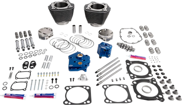Harley-Davidson FLHTCUTG 1750 Tri Glide Ultra 107 [2018, 2019] - 132" Power Package Motorleistungs-Kit – Oberfläche: Black Granite – Bild 1