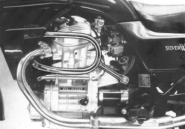 Honda CX 500/650 (även E + C) + GL 500/650 med kylarkåpa i aluminium - skyddsstång