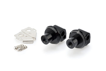 BMW R 1200 GS [2003] – Adapter passagerarfotstöd gummidyna – svart
