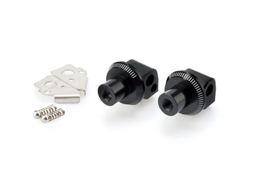 BMW R 1200 GS [2003] – Adapter passagerarfotstöd gummidyna – svart - 0