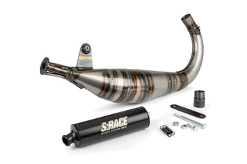 Beta RR-T SM 50 2T - Auspuff S Race 85-100 Low-Mount Schwarz