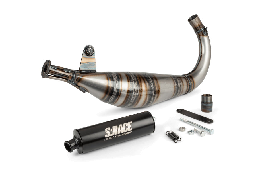 Beta RR Track 50 2T - Exhaust S Race 85-100 Low-Mount Black