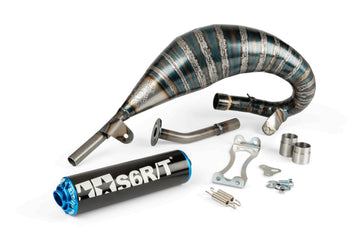 Beta RR Enduro 50 2T - Avgas R/T 70 - 80 Svart / Blå