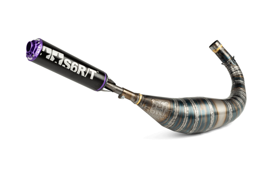 Beta RR Track 50 2T - Avgassystem R/T 90-100 Svart/Lila