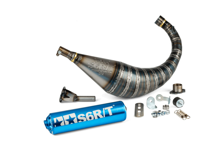 Derbi Senda R DRD Racing Enduro 50 2T D50B0 [2006–] - Auspuff R/T 70-80 Blau