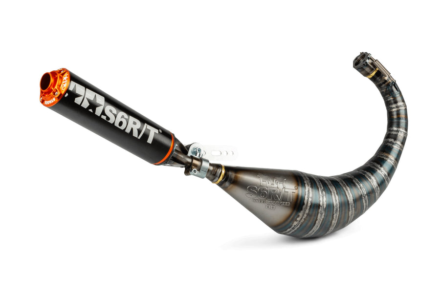Aprilia RX Enduro 50 2T D50B0 [2007–] - Avgassystem R/T 70-80 Svart Orange