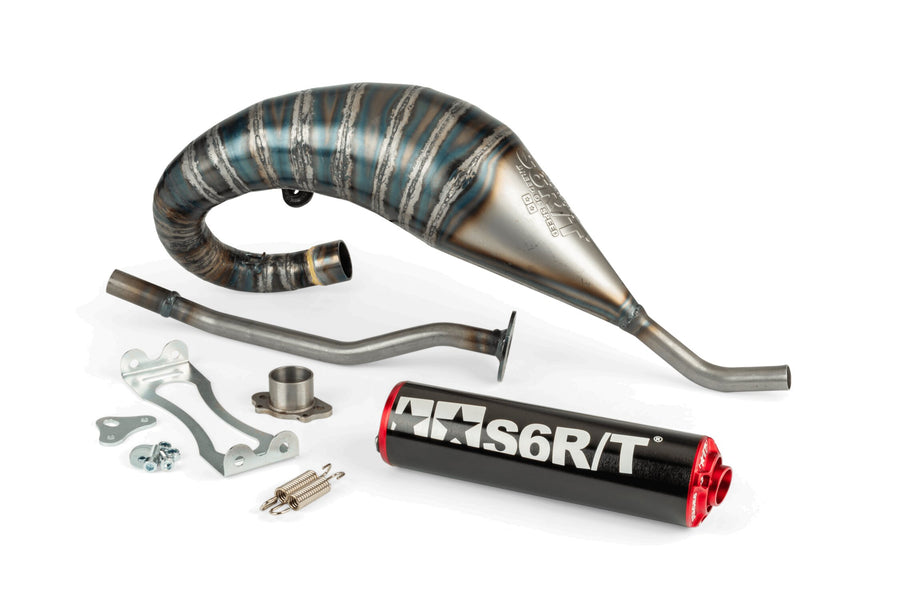 Aprilia RX Factory 50 2T - Avgas R/T Hög Svart Röd