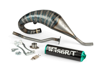 Aprilia SX 50 2T - Avgas R/T Hög Svart Turkos