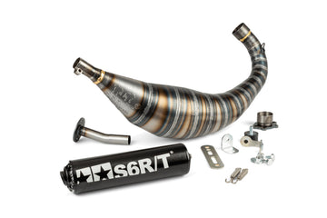 Aprilia RX Enduro 50 2T D50B0 [2007–] - Avgassystem 90-100 Svart