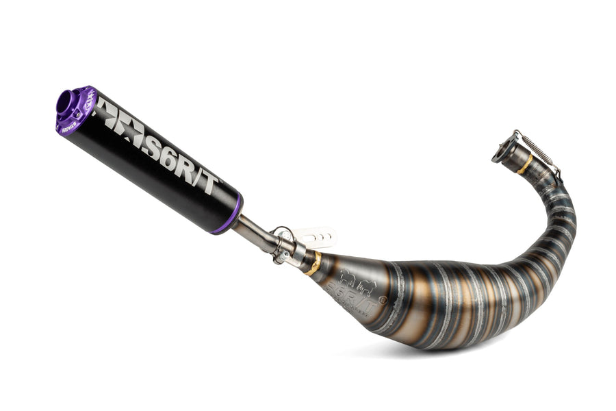 Gilera SMT SM 2006 50 2T D50B0 [2006] - Auspuff R/T Schwarz Lila