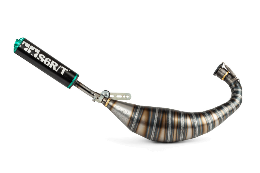 Aprilia SX SM 50 2T D50B0 [2007–] - Avgassystem R/T Svart Turkos