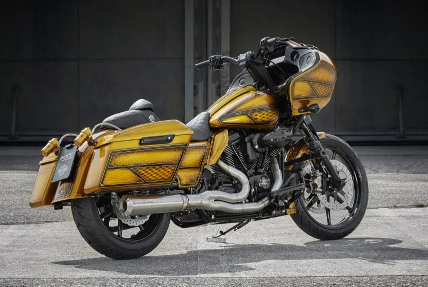 harley davidson touring [RICK'S MOTORCYCLES] – Bromsskiva flytande vågdesign