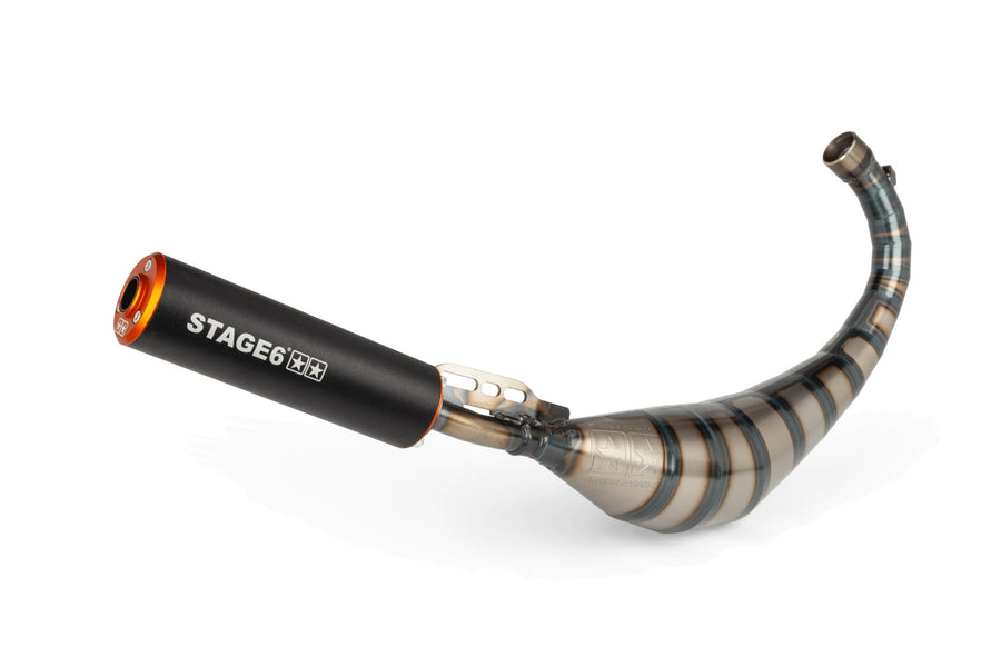 Beta RR Track 50 2T - Auspuff Streetrace 80-90 Orange Schwarz