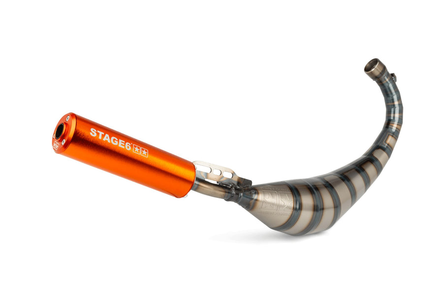 Keeway SM 50 2T - Auspuff Streetrace 80-90 Orange