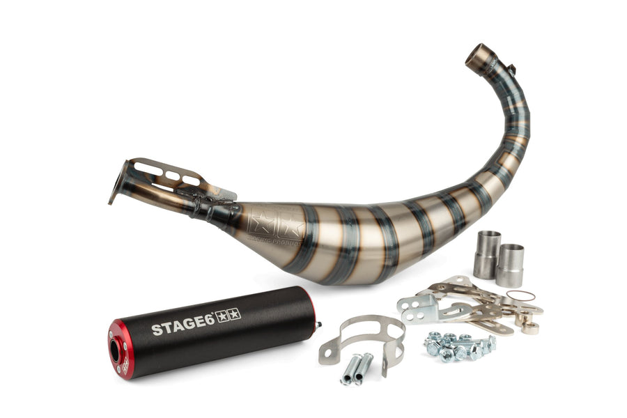 Beta RR SM 50 2T - Exhaust Streetrace 80-90 Röd