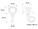 Aprilia TUAREG 660 [2025-] - NOVA LED ZUSATZSCHEINWERFER SET schwarz-9