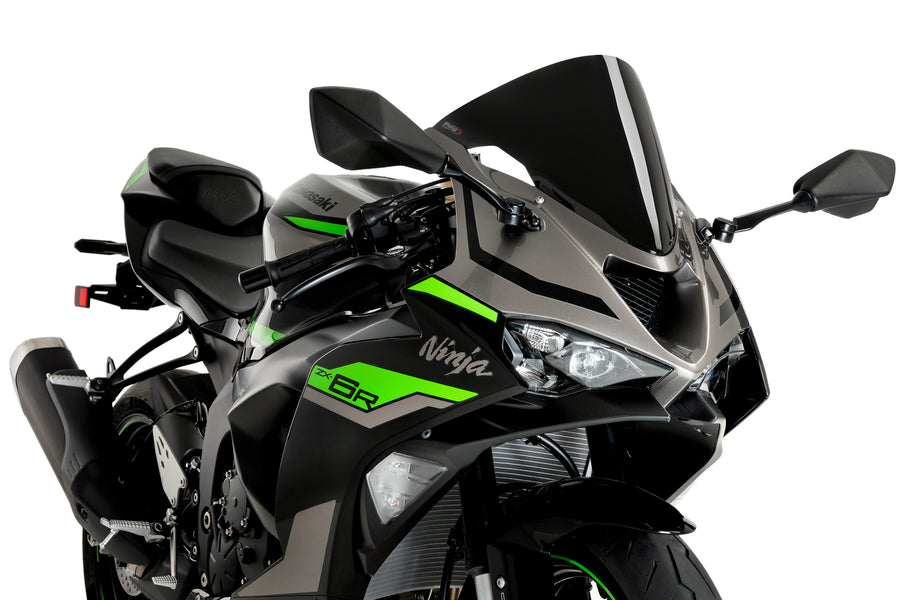 KAWASAKI ZX-6R NINJA [2025] – R-Racer Scheibe – Schwarz