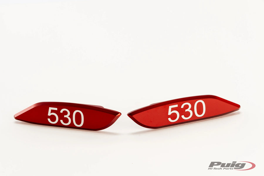YAMAHA T-MAX 530 SX [2019] – Kappen-Set für OEM-Spiegel | Rot | PUIG 7511R