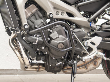Yamaha MT-09/MAS [2013-2016] -motorisk skyddsfält, stabil, svart