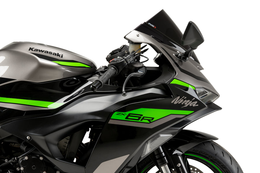 KAWASAKI ZX-6R NINJA [2025] – Z-Racing Scheibe – Schwarz