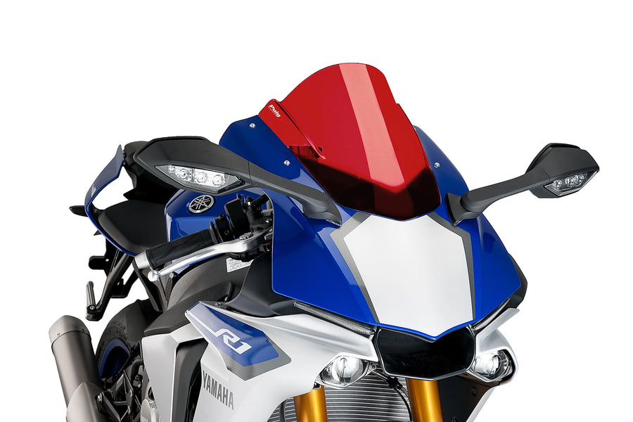 YAMAHA YZF-R1M [2016] - Z-Racing-skärm | Röd | PUIG 7648R