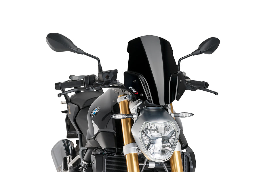 BMW R 1200 R [2018] - Ny generation sportvindruta | Svart | PUIG 7651N