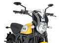 DUCATI SCRAMBLER 800 ICON DARK [2025] – RetroVision Windschild Visier – Getönt-48