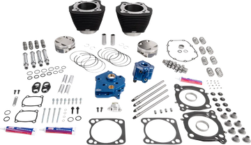 Harley-Davidson FXLRST 1923 Softail Low Rider ST 117 H.O. [2026] - 132" Power Package Motorleistungs-Kit – Oberfläche: Schwarz, Nicht hervorgehobene Kühlrippen – Bild 1