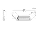 honda africa twin 750 [DENALI] – B6 LED-bromsljussats med registreringsskylthållare-4