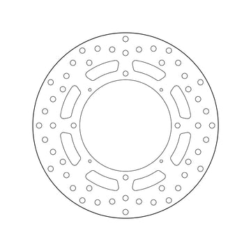 Honda Xr 600 [BREMBO] - Serie Oro rund styv bromsskiva