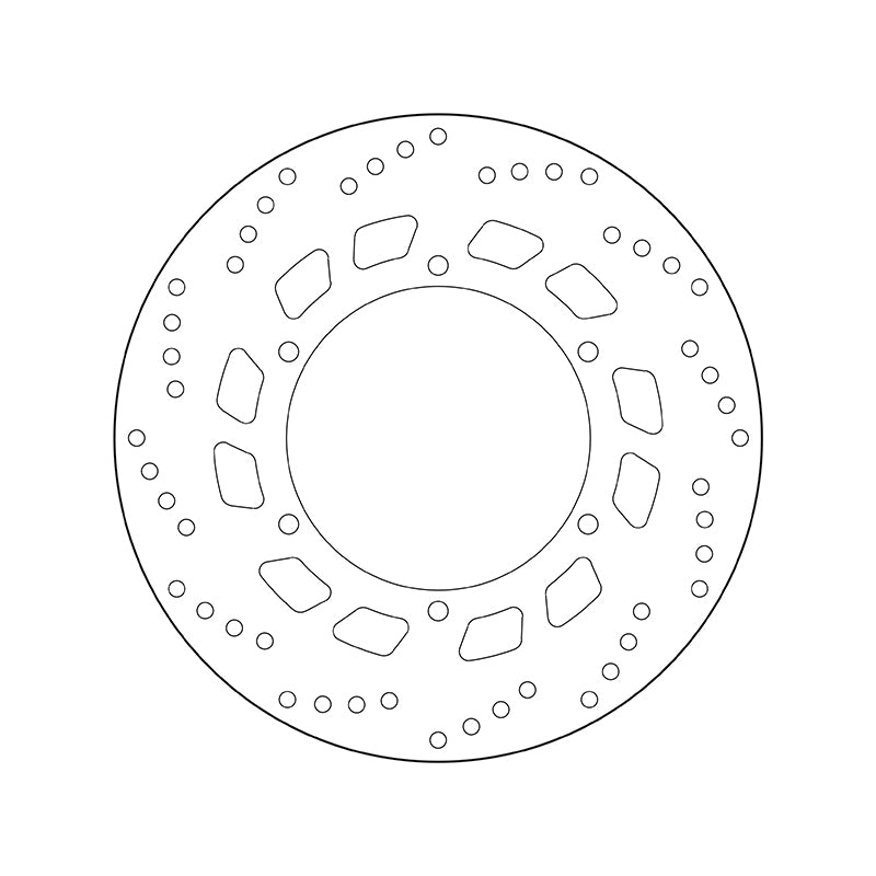Yamaha Xv 125 [BREMBO] - Serie Oro rund styv bromsskiva
