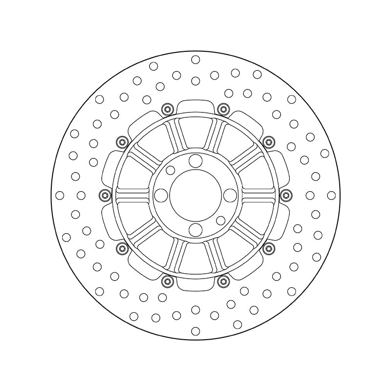 Bmw K 100 Rt [BREMBO] - Serie Oro rund stel bromsskiva