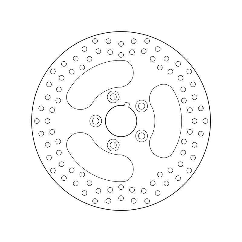 Harley Davidson Flstc [BREMBO] - Serie Oro rund styv bromsskiva