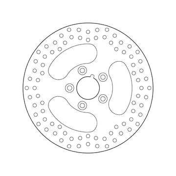 Harley Davidson Fxsts [BREMBO] - Serie Oro rund starr Bremsscheibe - 0