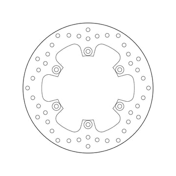 Yamaha Fzs 1000 Fazer [BREMBO] - Serie Oro rund styv bromsskiva