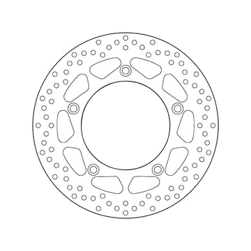 Yamaha T-Max 560 Tech Max [BREMBO] - Serie Oro rund styv bromsskiva
