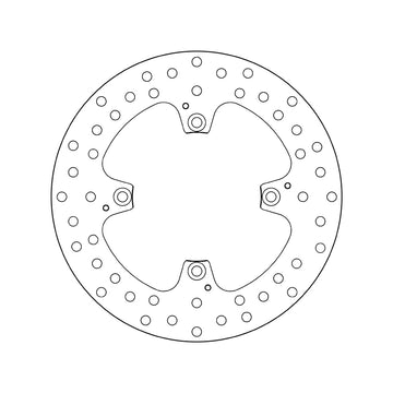 Hypermotard 950 [BREMBO] - Serie Oro rund styv bromsskiva