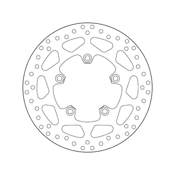 Triumph Tiger Explorer Xr [BREMBO] - Serie Oro rund styv bromsskiva