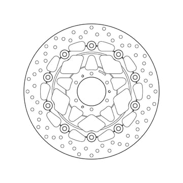 Honda Vfr 800 [BREMBO] - Serie Oro rund flytande bromsskiva
