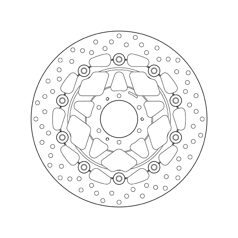 Honda Ctx 1300 [BREMBO] - Serie Oro rund schwimmend Bremsscheibe