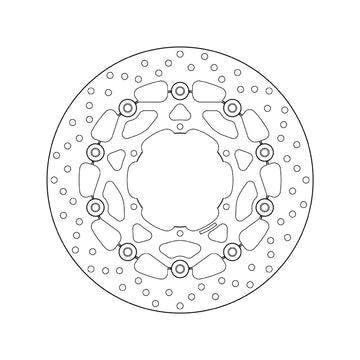 Bmw F 650 Cs Scarver [BREMBO] - Serie Oro rund flytande bromsskiva - 0
