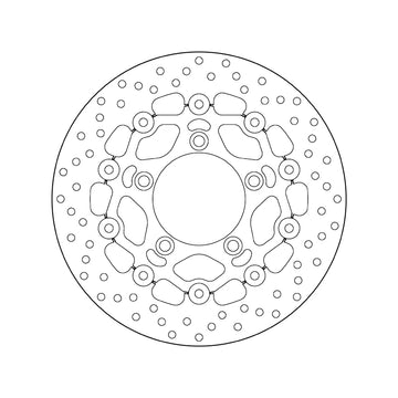 Kymco Ak 550 [BREMBO] - Serie Oro rund schwimmend Bremsscheibe