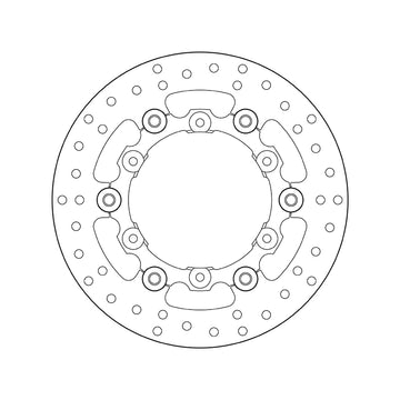 Husqvarna Supermoto [BREMBO] - Serie Oro rund schwimmend Bremsscheiben - paarweise