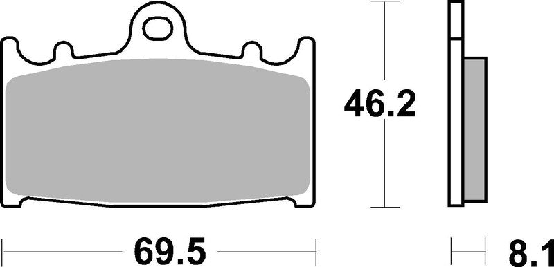 Suzuki Gsf 650 Bandit Abs [BREMBO] - Competition Carbon Keramik Bremsbeläge - 07KA13RC