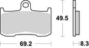 Indian Springfield [BREMBO] - Competition Carbon Ceramic Bromsbelägg - 07KA23RC